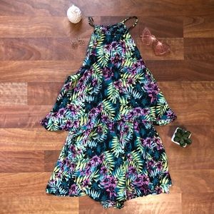 Floral romper size Large